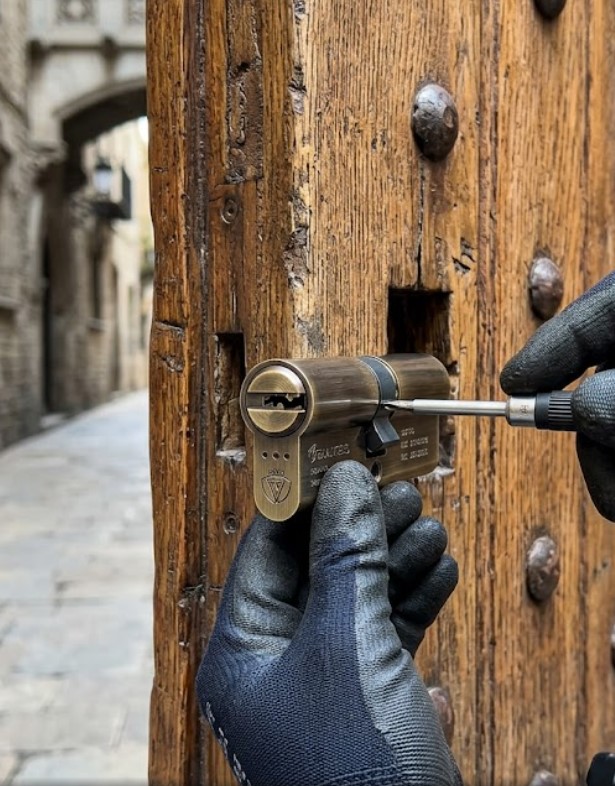 Servicio de cerrajeros 24 horas y apertura de puertas de forma urgente en El Gòtic, Barcelona